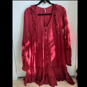 Free People Red Dress